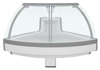 Витрина холодильная Brandford AURORA Slim SQ PLUG-IN Открытый угол 90 (встроенный агрегат) 